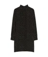 Max Mara High-necked Dress In Black