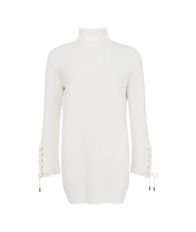 MAX MARA HIGH-NECKED LONG-SLEEVED DRESS