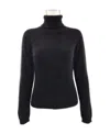 Max Mara High-necked Sweater In Black