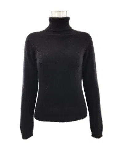 Max Mara High-necked Sweater In Black