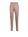 Max Mara High Rise Slim Fit Trousers In Neutral