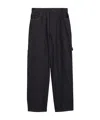 Max Mara High Waist Denim Trousers In Blue