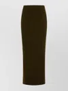 Max Mara Boris 1234 Sheath Skirt In Wool And Cachemire In Green