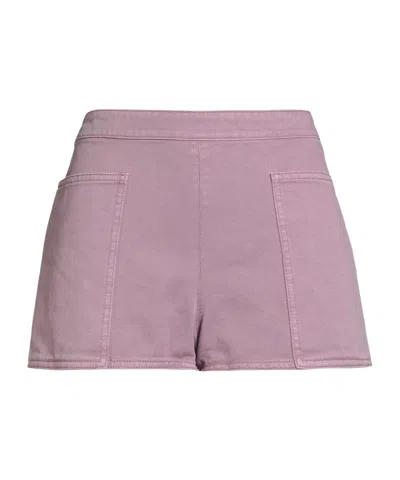 Max Mara High Waist Shorts In Pink