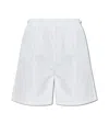 Max Mara Antiope Elasticated-waist Mini Shorts In White