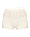 Max Mara High-waist Shorts In White