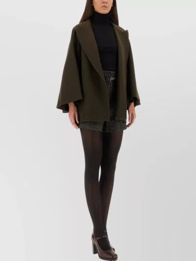 Max Mara High Waist Shorts Zip Pockets In Multi