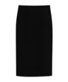 Max Mara Flash Woven Midi Skirt In Black
