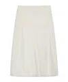 Max Mara High Waist Skirt In White