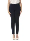 Max Mara High Waist Straight Leg Pants In Blue