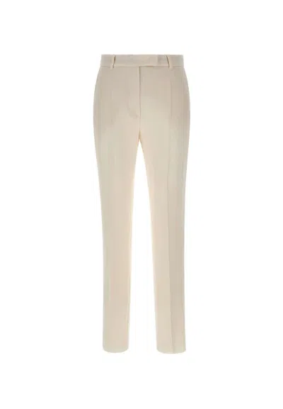 MAX MARA HIGH WAIST STRAIGHT LEG PANTS MAX MARA STUDIO