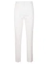 Max Mara Straight-leg Tailored Pants In Lightweight Cotton In White