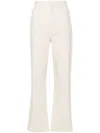 Max Mara High-waist Straight-leg Trousers In Neutrals