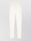 Max Mara High Waist Stretch Nylon Pants With Seam Detailing