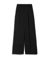Max Mara Stretch Wool Pants In Black
