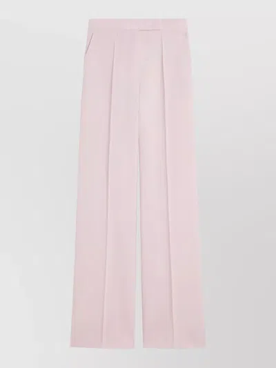 MAX MARA HIGH WAIST WIDE LEG PLEATED TROUSERS