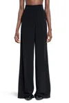 Max Mara High Waist Wide Leg Trousers In Black