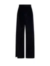 Max Mara Lino Trousers In Black