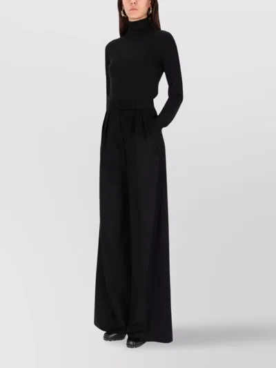 Max Mara High Waist Wide Leg Trousers In Multi