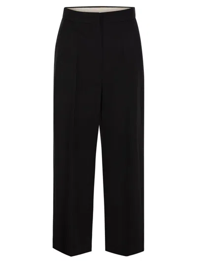 MAX MARA HIGH WAIST WIDE LEG TROUSERS
