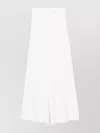 Max Mara High Waist Wide Leg Trousers In White