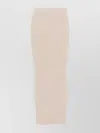 Max Mara High Waisted Ankle Length Fitted Skirt In Neutral