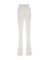 Max Mara High-waisted Bootcut Trousers In White
