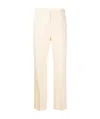 Max Mara High-waisted Casual Pants In Animal Print