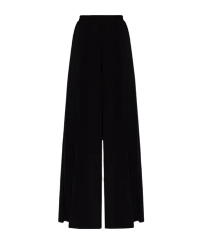 Max Mara High-waisted Casual Pants In Black