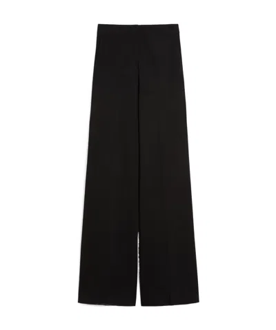 Max Mara High-waisted Casual Pants In Black