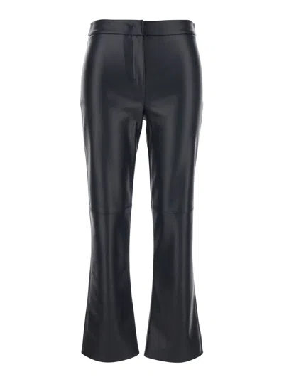Max Mara High-waisted Casual Pants In Black