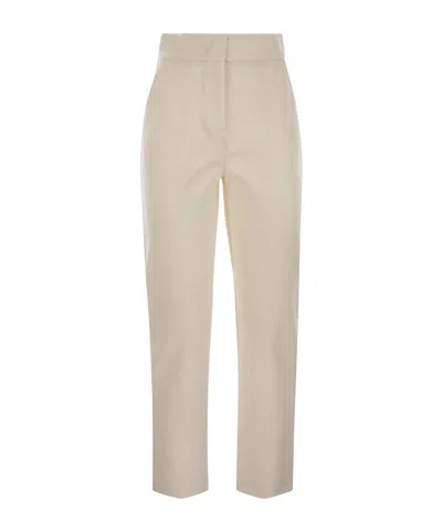 Max Mara Maxmara Women Orlanda - Slim-fit Trousers In White