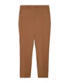 Max Mara High-waisted Cigarette Tube Casual Pants In Brown