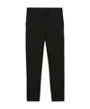 Max Mara Tailored Black Trousers With Smooth Finish And Functional Pockets In Black