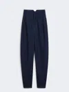 Max Mara High-waisted Denim Trousers In Blue