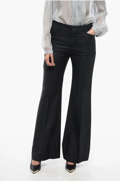 Max Mara High-waisted Mira Pants In Grey