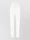 Max Mara High-waisted Pants Seam Detailing In White