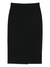 Max Mara Stretch Fabric Sheath Dress In Black