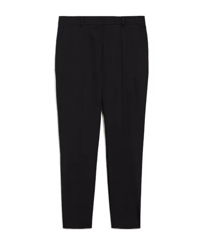 MAX MARA MAX MARA STUDIO HIGH WAIST STRAIGHT LEG TROUSERS