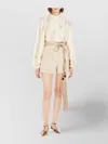 Max Mara Wool Canvas Shorts