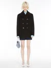 Max Mara Cocoon-fit Double-breasted Pea Coat In Ultramarine
