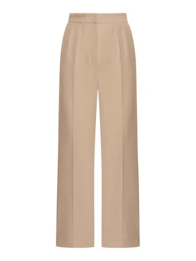 Max Mara High Waisted Straight In Brown