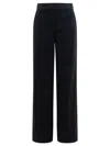Max Mara Straight-leg Trousers With High Waistband In Blue