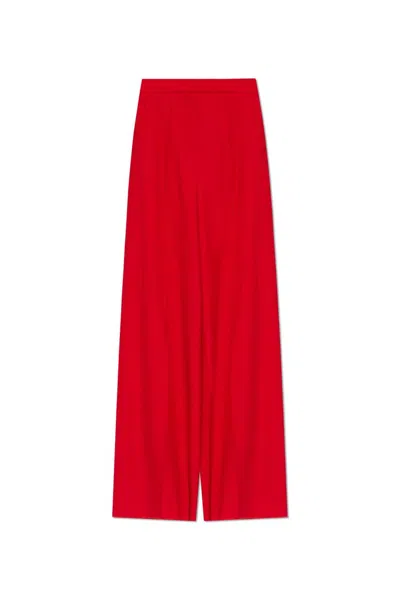 Max Mara High Waisted Straight In Red