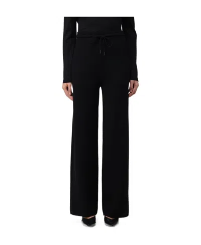 Max Mara High-waisted Track Pants In Black