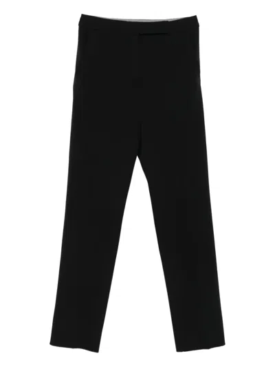 Max Mara High-waisted Trousers In Black