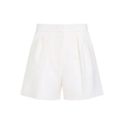 Max Mara High Waist Shorts In White