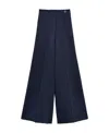 Max Mara High-waisted Wide Leg Pants In Black