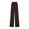 Max Mara Pianoforte Plava Bordeaux Cady Pants In Burgundy