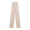 Max Mara High-waisted Wide-leg Trousers In Neutral Hues
